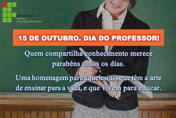 Dia do Professor - 15 de outubro