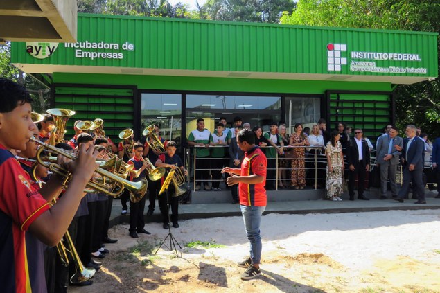 Inauguração da Incubadora de Empresas Ayty no IFAM – Campus Manaus Distrito Industrial (CMDI).