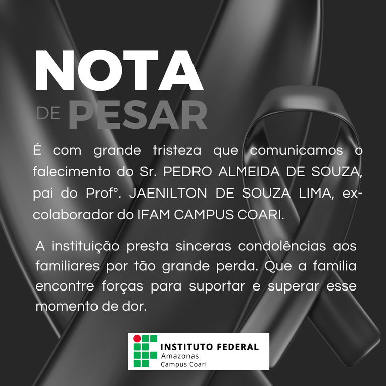 Nota de Pesar