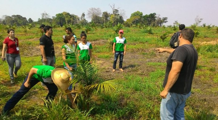 Visita técnica do curso de Agropecuária IFRO/EMBRAPA