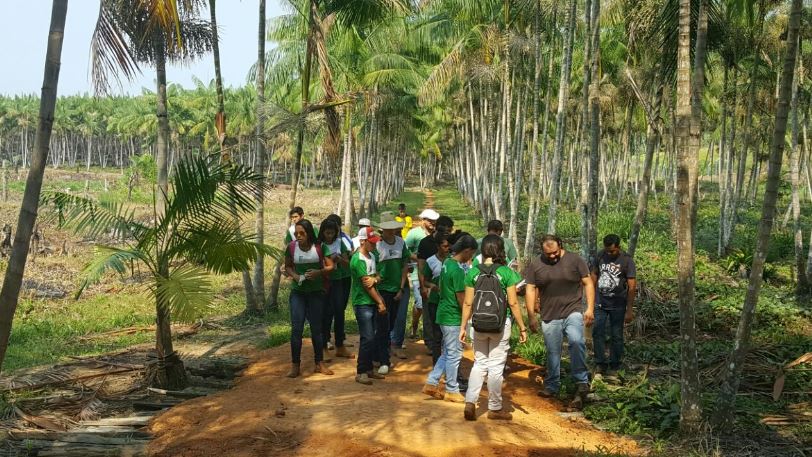 Visita técnica do curso de Agropecuária IFRO