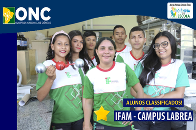 A Olimpíada Nacional de Ciências (ONC) integra o Programa Ciência na Escola.