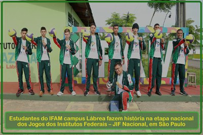 Os Jogos dos Institutos Federais – JIF 2022, foram realizados no período de 28 de novembro a 02 de dezembro de 2022.