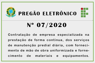A licitação será realizada em grupo único, formados por 4 (quatro) itens; O critério de julgamento adotado será o menor preço global.