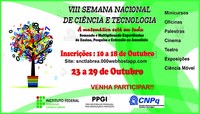 VIII SEMANA DE CIÊNCIA E TECNOLOGIA DO IFAM CAMPUS LÁBREA