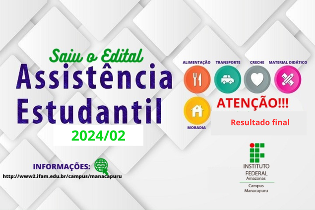 Programa Socioassistencial Estudantil do IFAM 2024/2