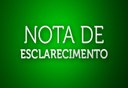 Nota de Esclarecimento 