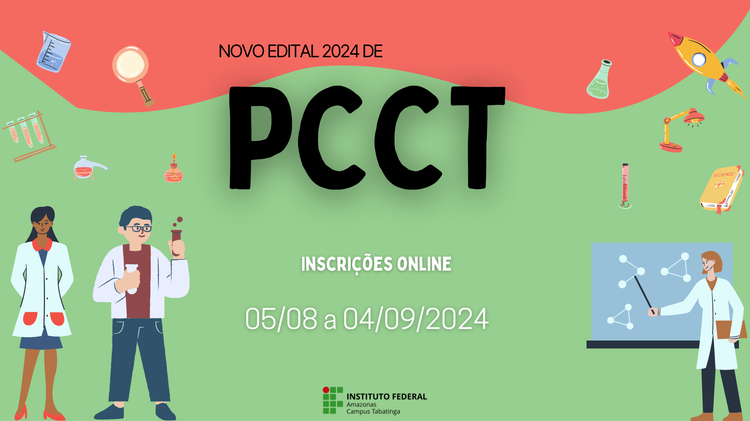 Novo Edital 2024 de PCCT Campus Tabatinga