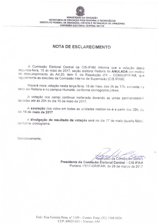 27.Nota de Esclarecimento