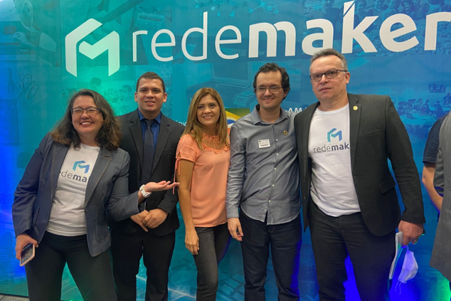 Comitiva do IFAM participa do lançamento da nova fase da Rede Maker em Brasília