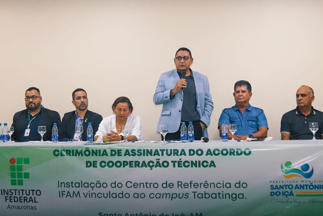 Instalação do Centro de Referência do IFAM em Santo Antônio do Iça