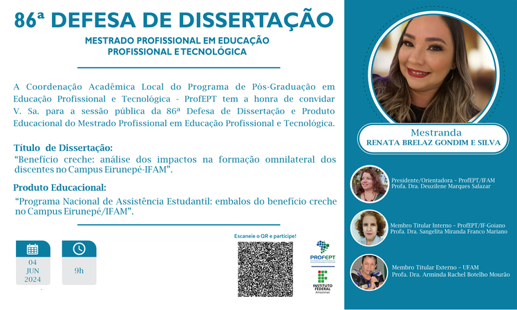 86ª Defesa de Dissertação - Mestrado Profissional em Educação Profissional e Tecnológica.png