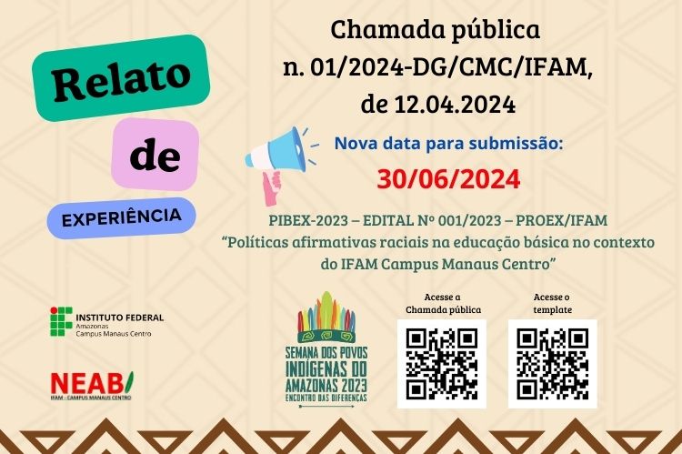 Aviso de prorrogação