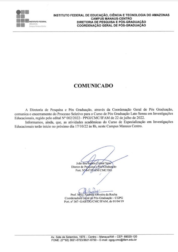 Encerramento do Processo Seletivo do Curso de Especialização em Investigações Educacionais.jpg