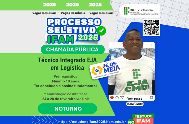 Processo Seletivo IFAM CMDI - 2025/1