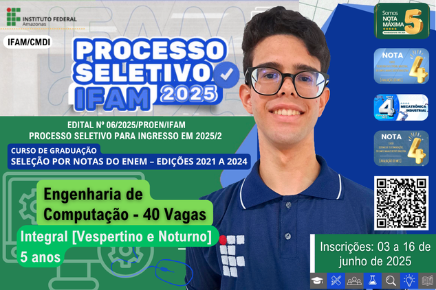 Processo Seletivo para os Cursos de Graduação, com ingresso no semestre letivo de 2025/2.