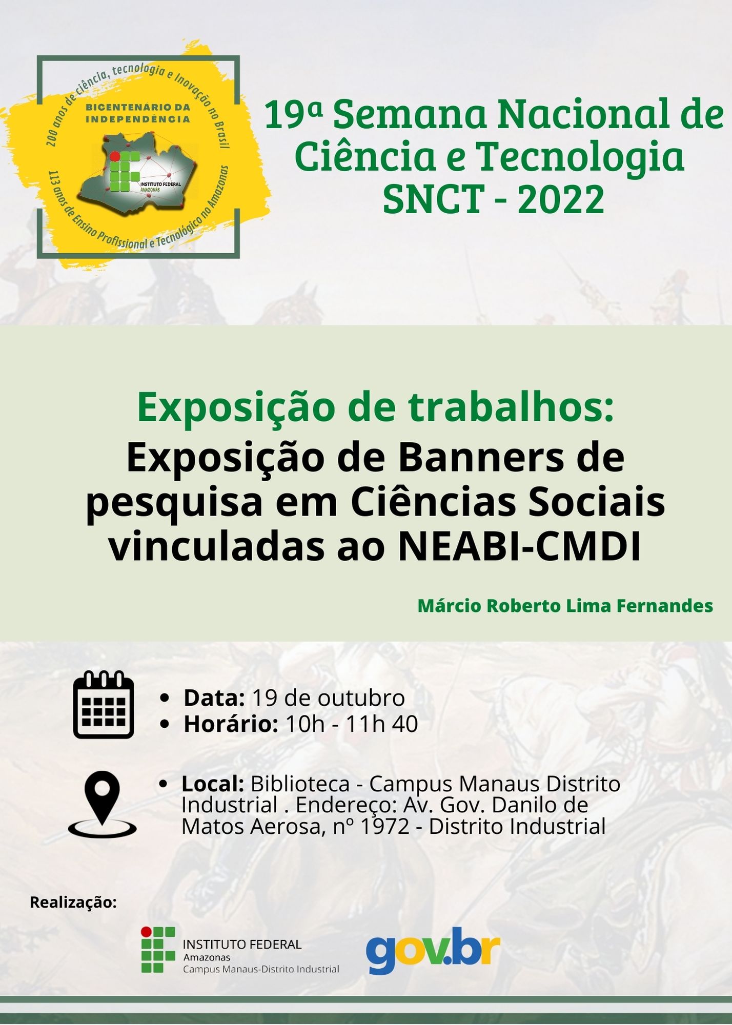 2.Exposição de Banners de pesquisa em Ciências Sociais vinculadas ao NEABI-CMDI.jpg