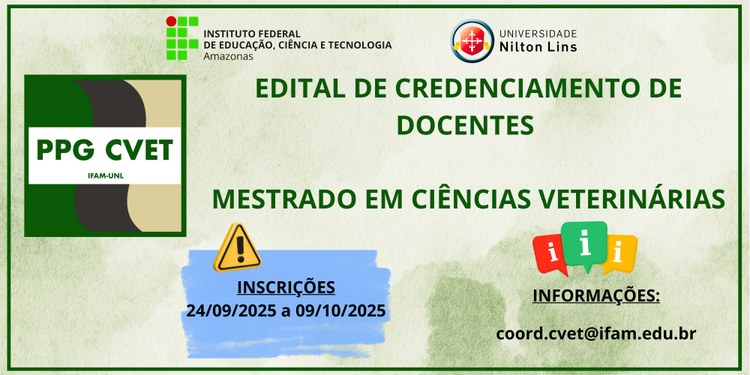 Edital de Credenciamento de Docentes