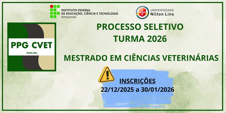 Processo seletivo - Mestrado Turma 2026