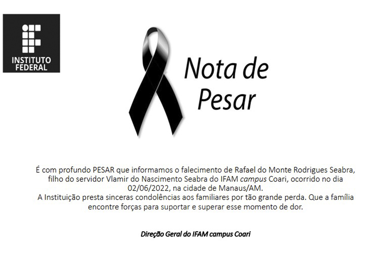 Nota de pesar