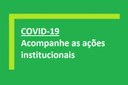 Coronavirus - Ações institucionais