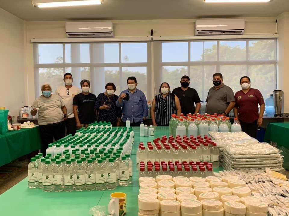 Materiais de higiene e proteção contra o novo coronavírus produzido pelo IFAM CITA.jpeg