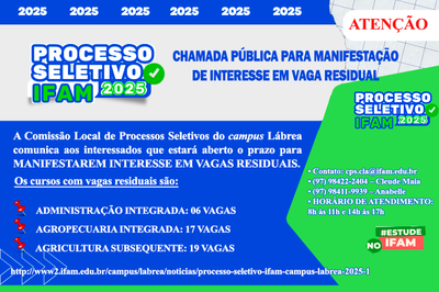 Poderão manifestar interesse apenas aqueles que atendam aos pré-requisitos do Edital N° 08 e 010/2024/PROEN