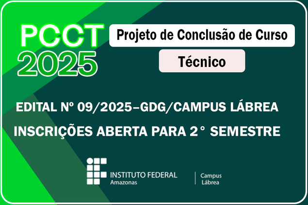 Projeto de Conclusão de CursoTécnico – PCCT 2º semestre