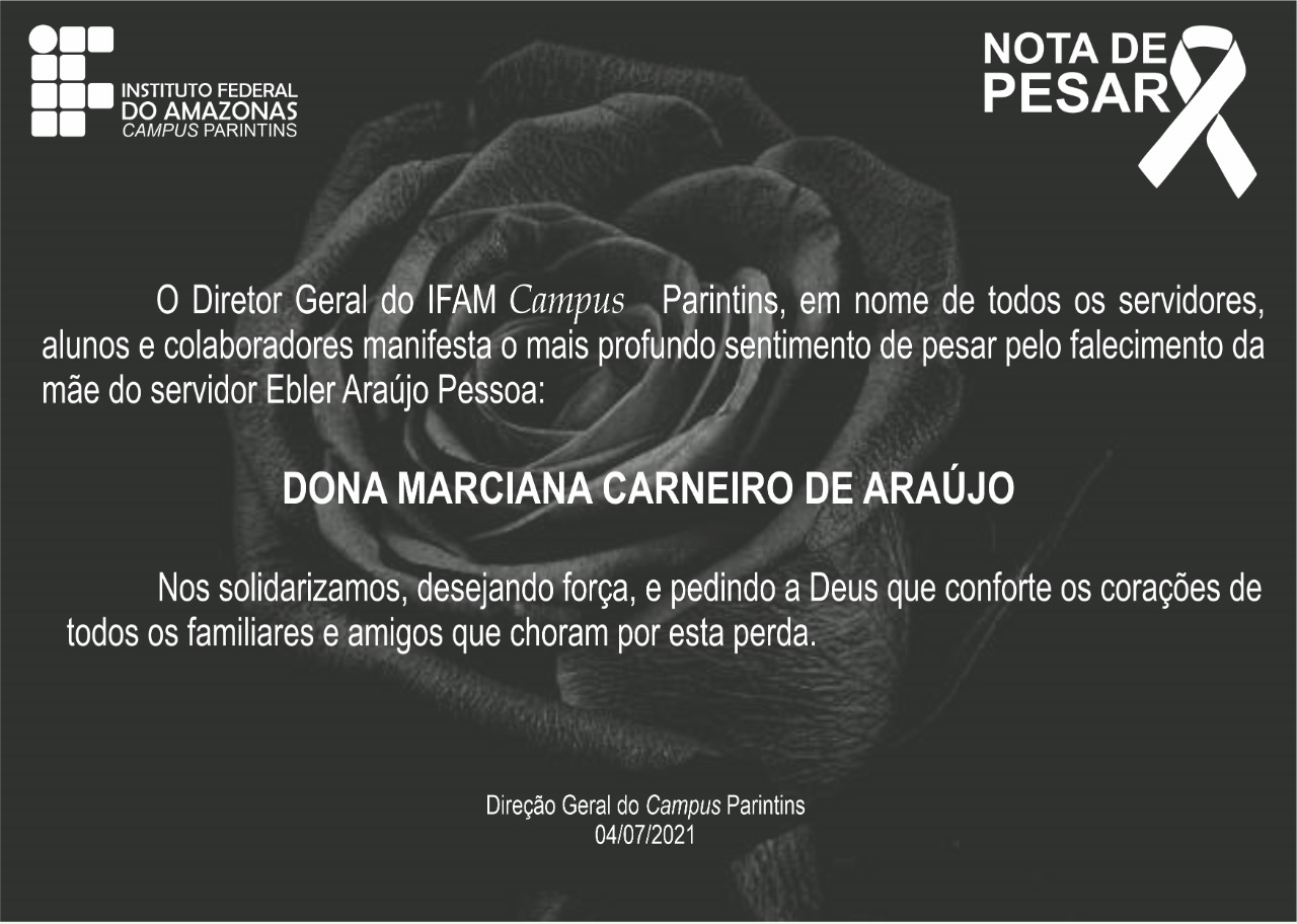 Nota de pesar