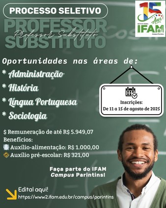 Processo Seletivo de Professores Substitutos