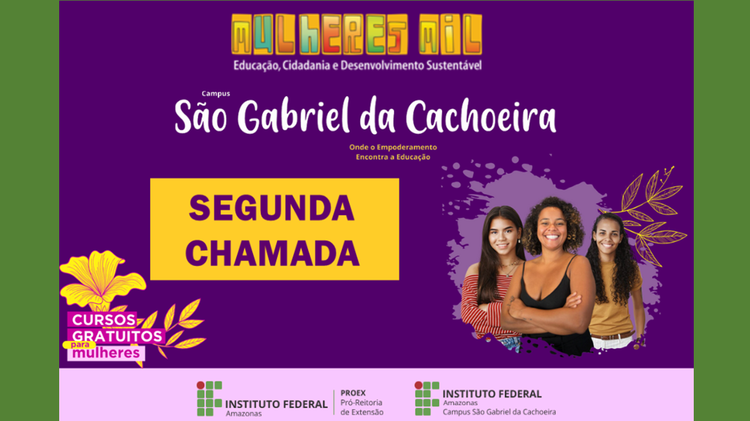 SEGUNDA CHAMADA  DO PROGRAMA MULHERES MIL