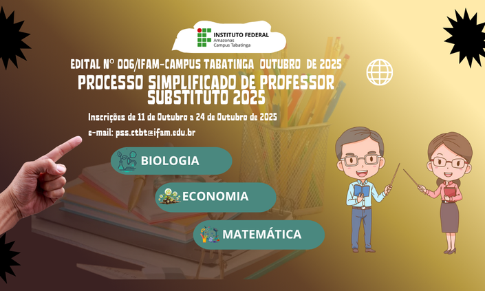 EDITAL N°006-IFAM-CAMPUS TABATINGA OUTUBRO-2025