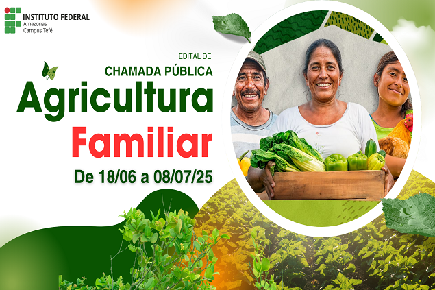 CHAMADA PÚBLICA AGRICULTURA FAMILIAR