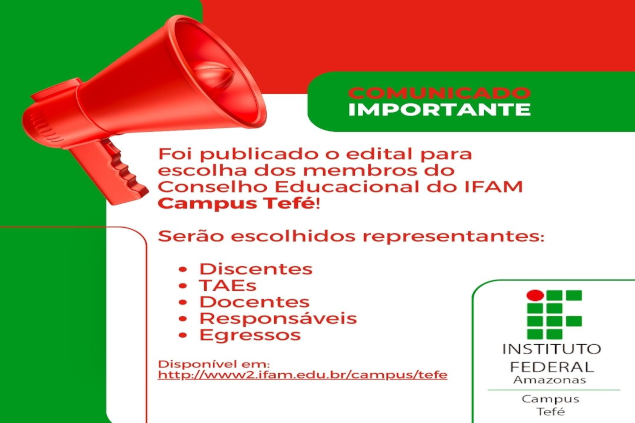 EDITAL N° 10/2024 - IFAM/CAMPUS TEFÉ, DE 13 DE NOVEMBRO DE 2024