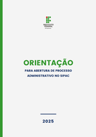 Orientação para abertura de processo administrativo no SIPAC