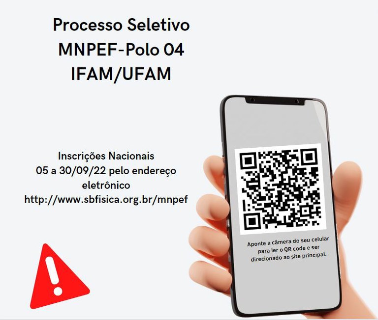 Inscrições SBF 2023 Qr Code