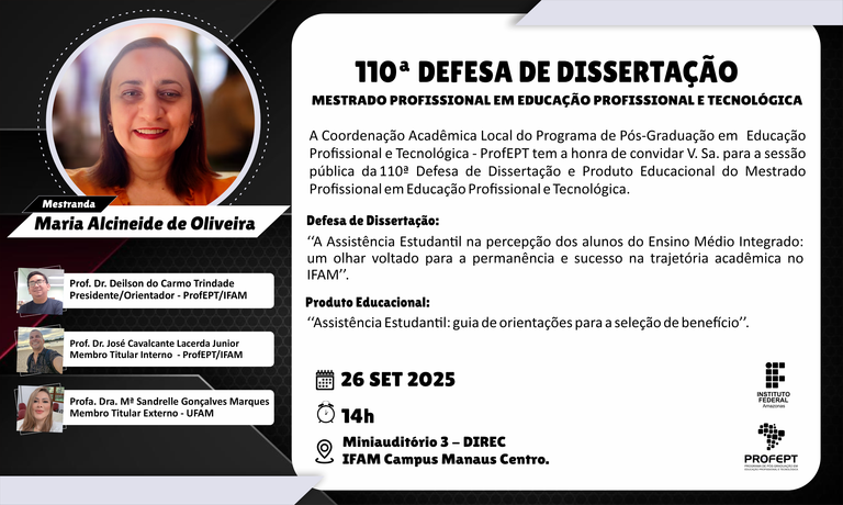 110º Defesa de dissertação - Convite - Alcilene.png