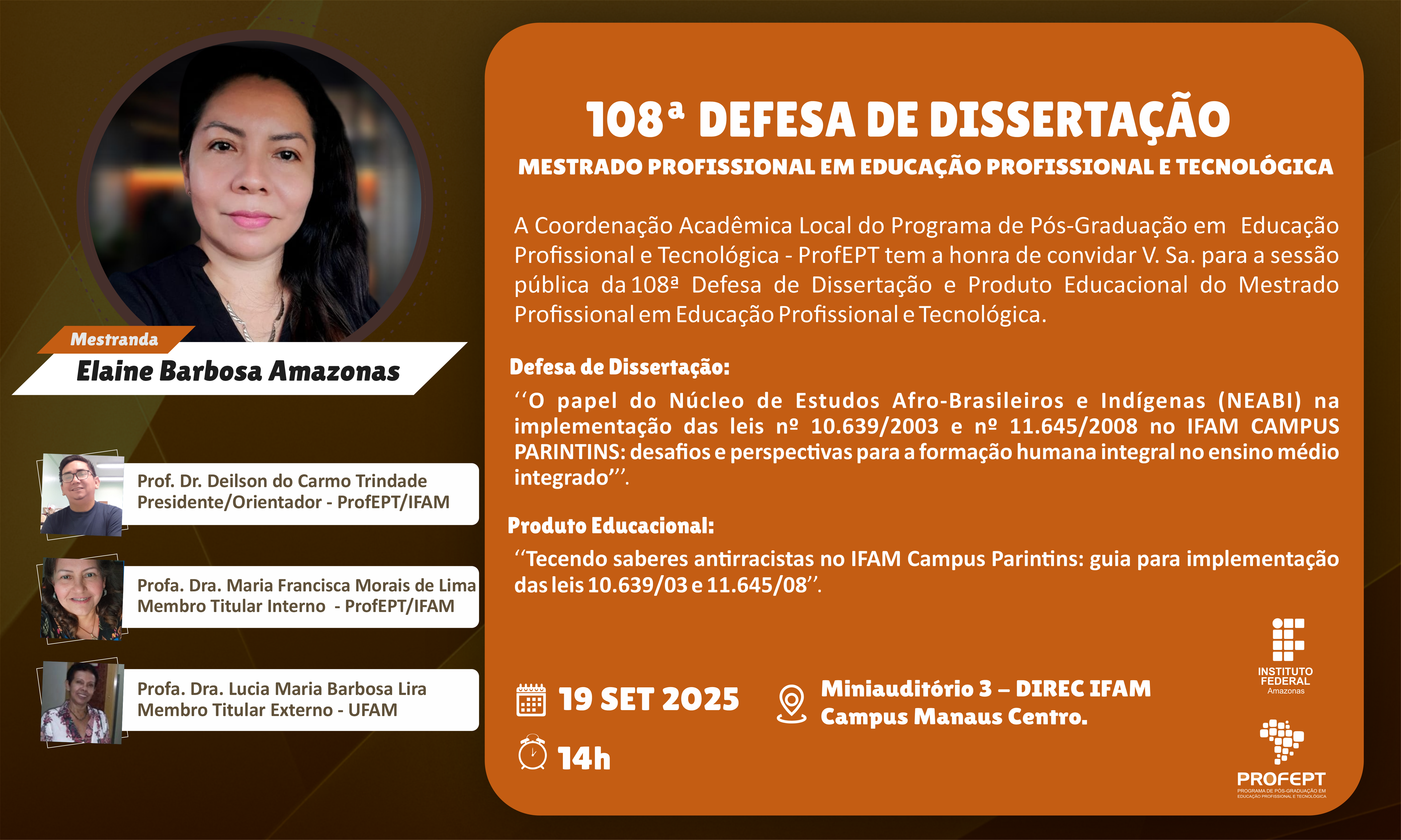 108º Convite Defesa de dissertação - Elaine - Convite.png