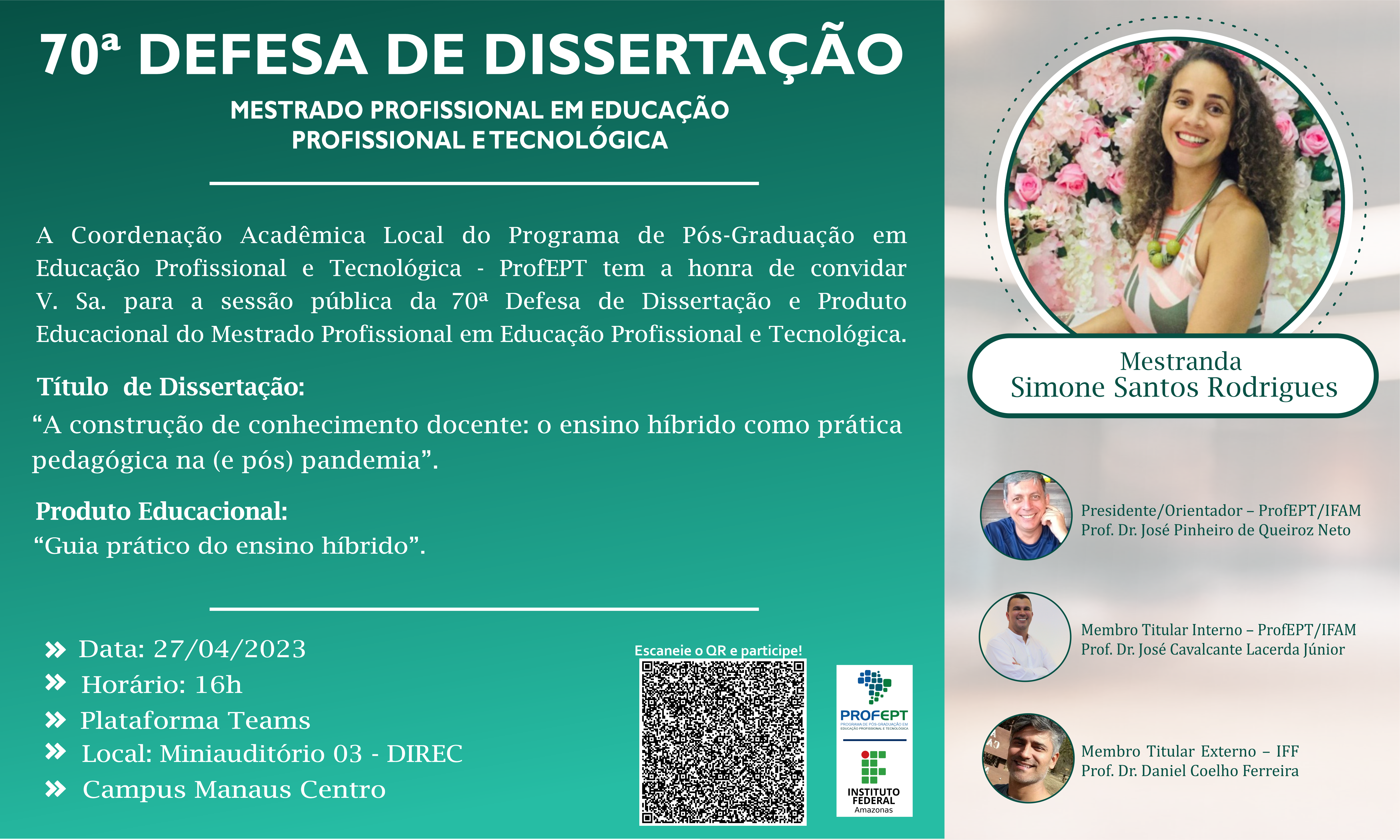 70ª Defesa de dissertação - Simone - Convite.png